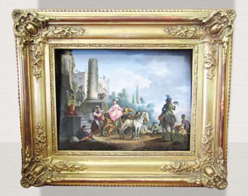 Exquisite! Antique German Royal KPM Porcelain Painting