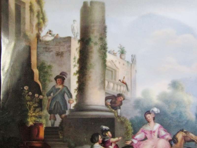 Exquisite! Antique German Royal KPM Porcelain Painting