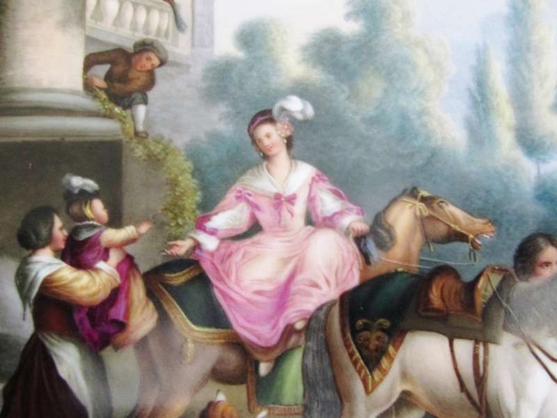 Exquisite! Antique German Royal KPM Porcelain Painting