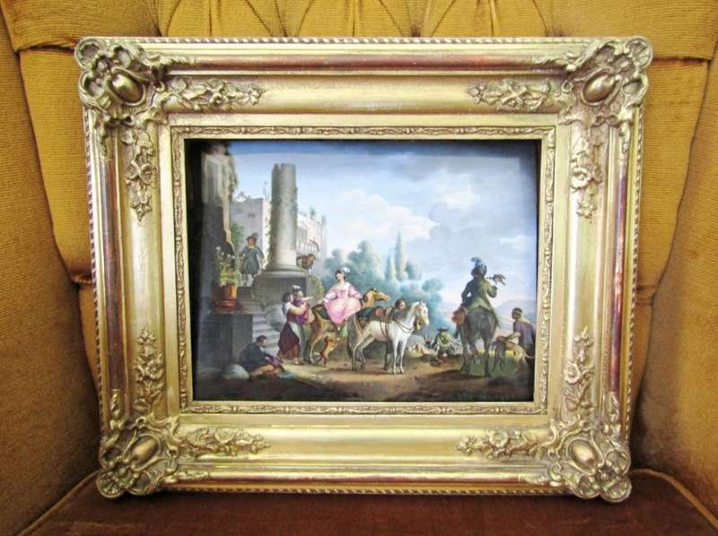 Exquisite! Antique German Royal KPM Porcelain Painting