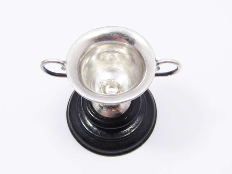 Antique (c1907) Croquet Miniature Sterling Silver Trophy