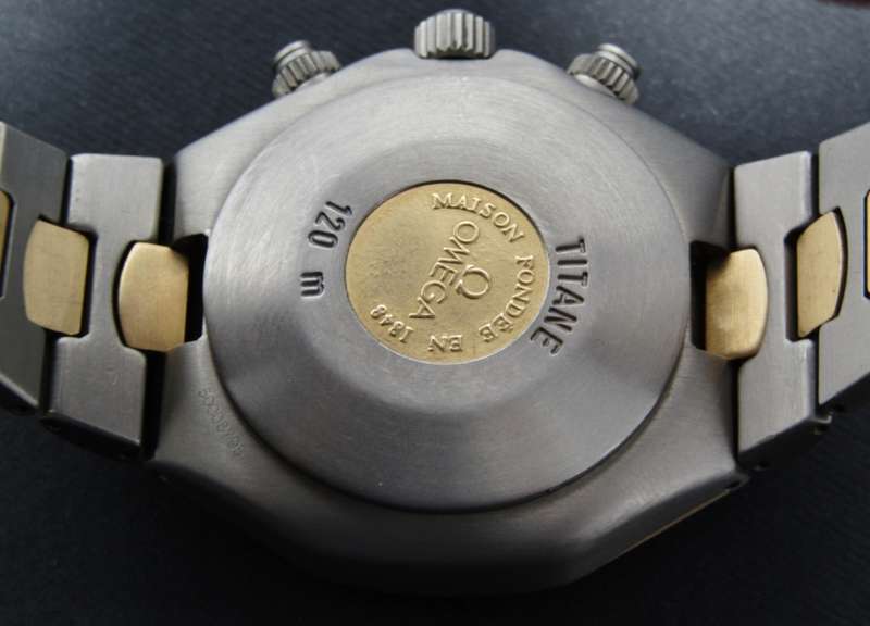 Exquisite! Omega Polaris Titane XL Chronograph Automatic Watch