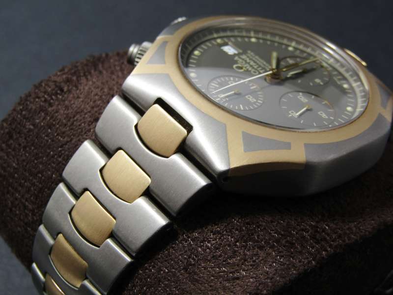 Exquisite! Omega Polaris Titane XL Chronograph Automatic Watch