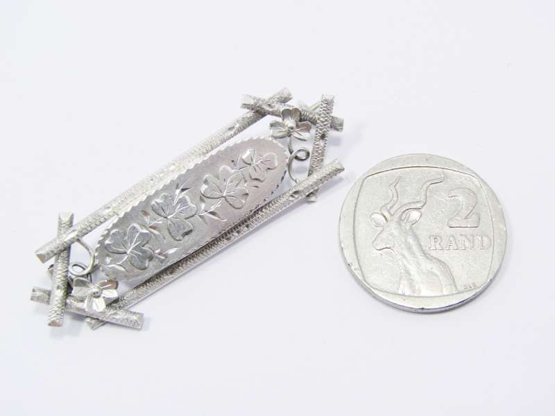 A Gorgeous Victorian Brooch in Sterling Silver
