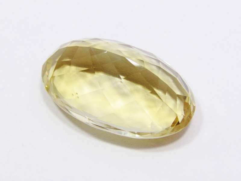 Large Citrine Oval Facet Gemstone, 30.6CT Unmounted