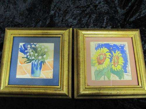 Pair of Original Watercolour Paintings