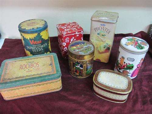Lovely lot of Vintage Tins