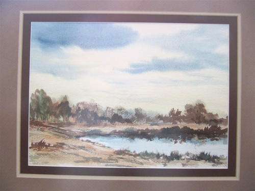 Marjorie West Large Original Watercolour Painting