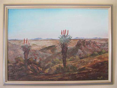 Large Chris du Toit Original Oil Painting