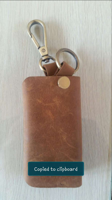 Original Leather Car Key Remote Holder Case Cover for Mercedes Benz