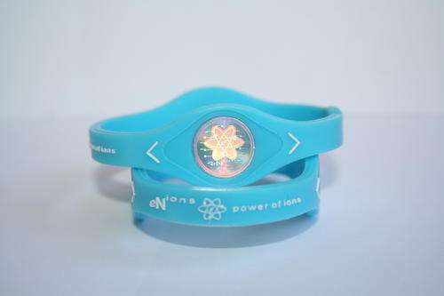 Enion Bands, with new HEO techonology.  For over 100s of sports and health benefits. Blue