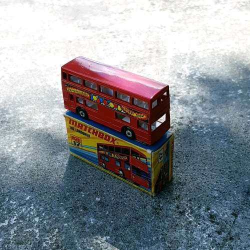 Vintage Matchbox 1972 The Londoner Bus (No. 17) (Swinging London Carnaby Street)
