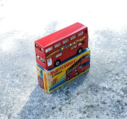 Vintage Matchbox 1972 The Londoner Bus (No. 17) (Swinging London Carnaby Street)
