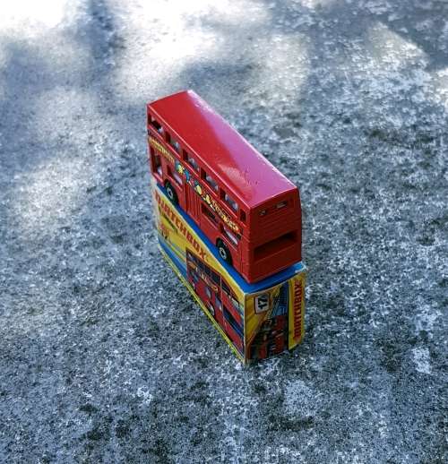 Vintage Matchbox 1972 The Londoner Bus (No. 17) (Swinging London Carnaby Street)