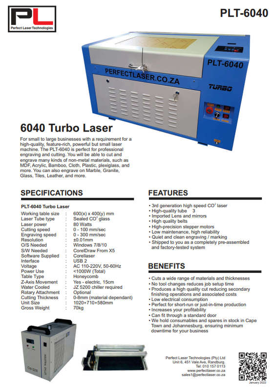 Co2 Laser Cutter/Engraver 6040 80W