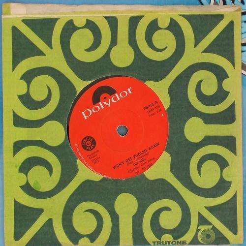 The Who - Won't get fooled again / Don't know myself single (vinyl) (SA press)