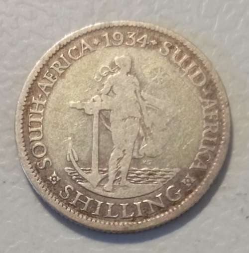 1934 South Africa 1 shilling