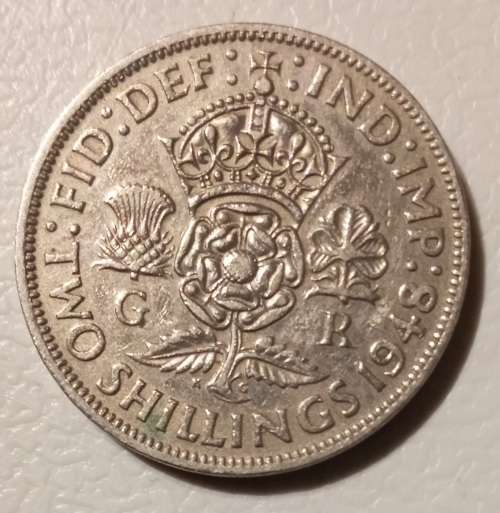 1944 2 Shilling UK