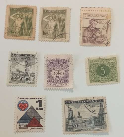 Pack of Czech Stamps