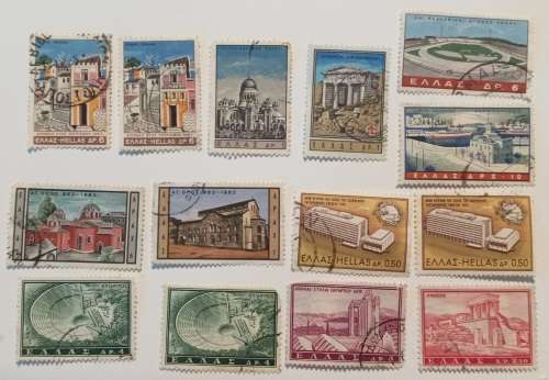 pack of Greece Stamps