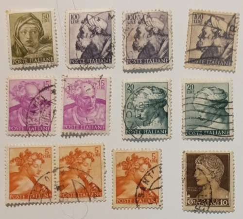 pack of Italy Stamps