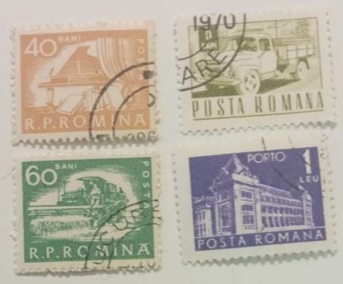 pack of 14 Romanian Stamps