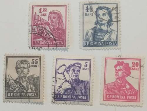 pack of 14 Romanian Stamps