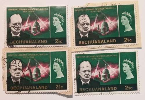 pack of Bechuanaland Stamps
