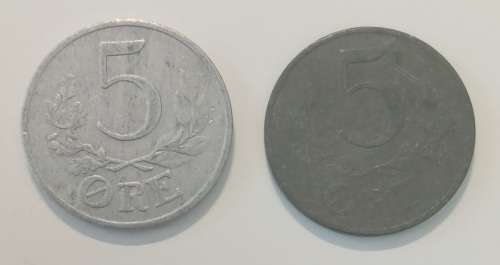 Mixed lot of 11 coins Belgium, Switzerland, Denmark