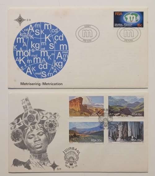 24x South African First day covers
