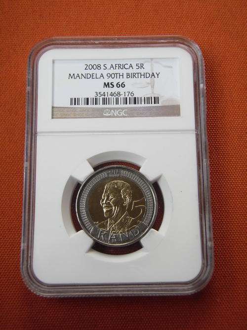 2 x 2008 90th birthday coins. NGC graded