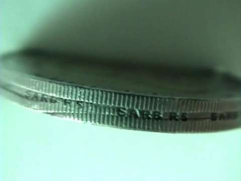 2008 90th Bday R5 Nelson Mandela - Rim Error!!! RARE