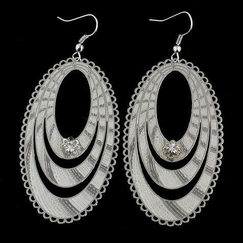 LIGHT OVAL HOOPS - ONLY 1 PAIR LEFT
