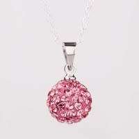 PINK SHAMBALA NECKLACE
