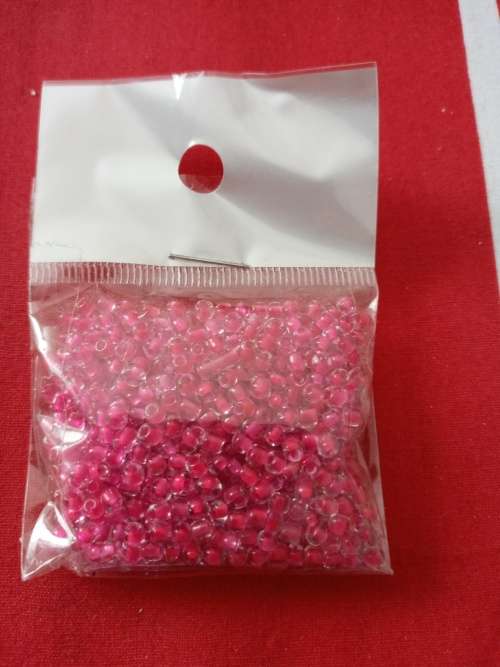 DARK PINK BEADS