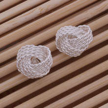 925 SILVER PLATED EAR STUDS