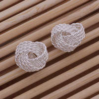 925 SILVER PLATED EAR STUDS