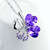 AUSTRALIAN CRYSTAL CLOVER NECKLACE WITH CHAIN