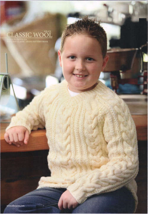elle Yarns Classic Wool Aran Pack (500g) See the colour chart for available colours.