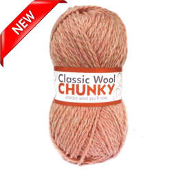 elle Yarns Classic Wool Chunky Pack (500g) See the colour chart for available colours.