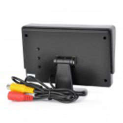 4.3" TFT LCD Car Monitor + Wireless Mini Rear View Camera - Black