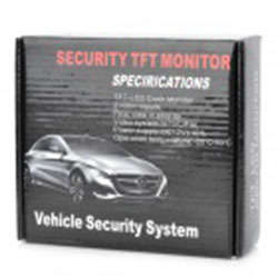 4.3" TFT LCD Car Monitor + Wireless Mini Rear View Camera - Black
