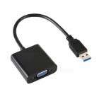 BSTUO USB 3.0 to VGA HD Multi-display Adapter Converter - Black