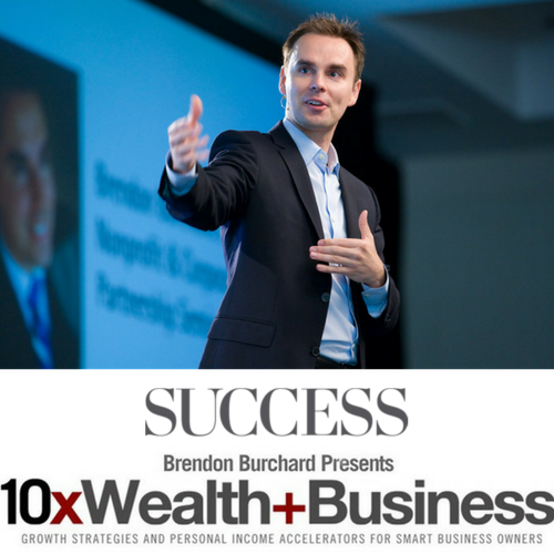 Brendon Burchard - 10X WEALTH + BUSINESS [COMPLETE VIDEO COURSE + BONUSES |  8.4GB] [USB Drive]