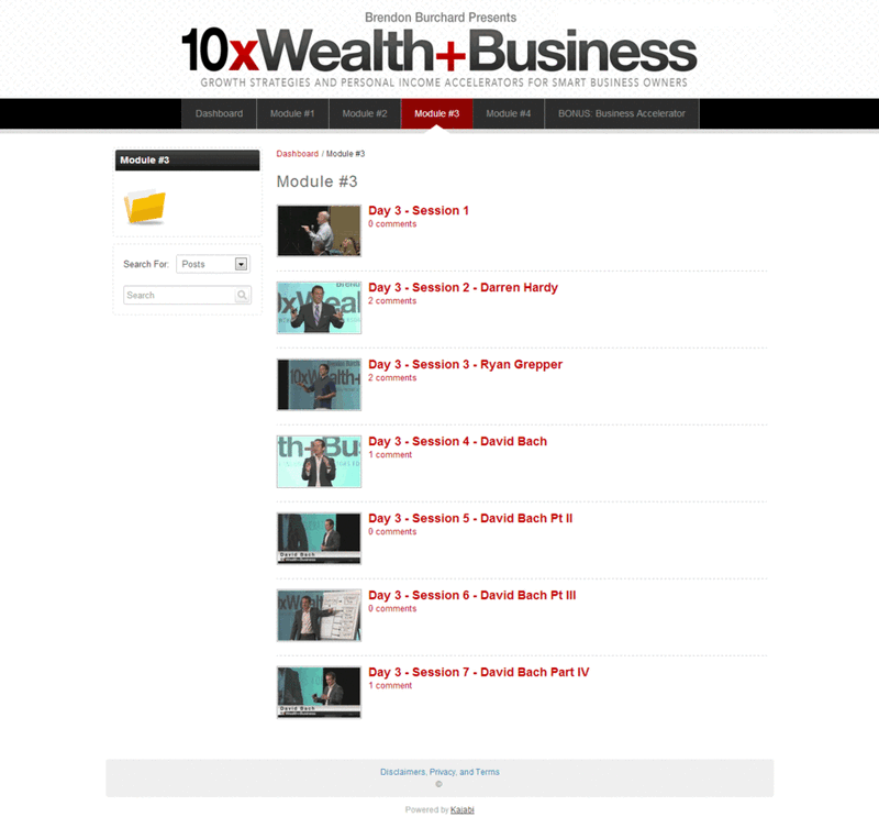 Brendon Burchard - 10X WEALTH + BUSINESS [COMPLETE VIDEO COURSE + BONUSES |  8.4GB] [USB Drive]