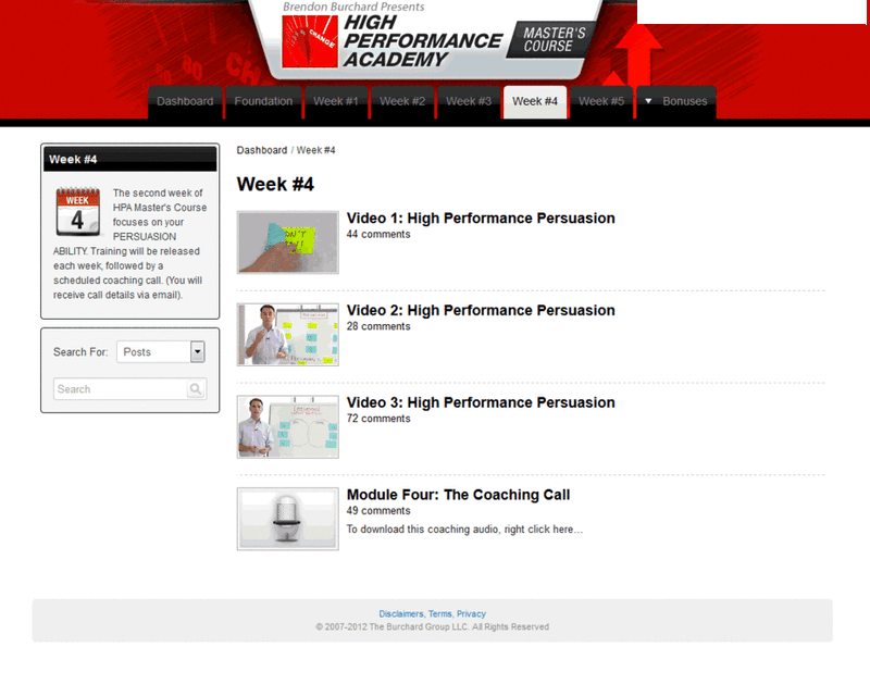 BRENDON BURCHARD: High Performance Academy MASTERS PROGRAM [COMPLETE+BONUSES | 32GB] [USB Drive]