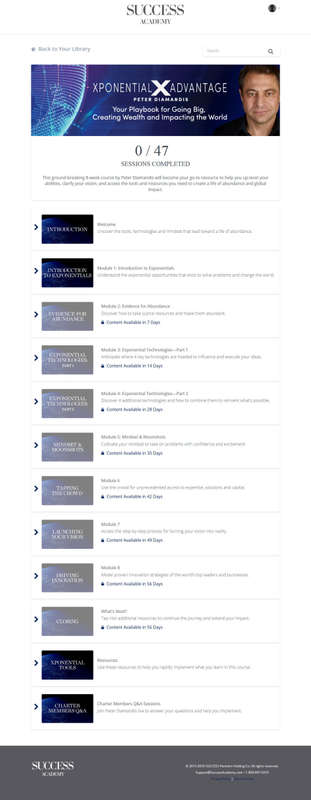 PETER DIAMANDIS - Xponential Advantage [COMPLETE VIDEO COURSE + BONUSES | 15.8GB] [USB Drive]