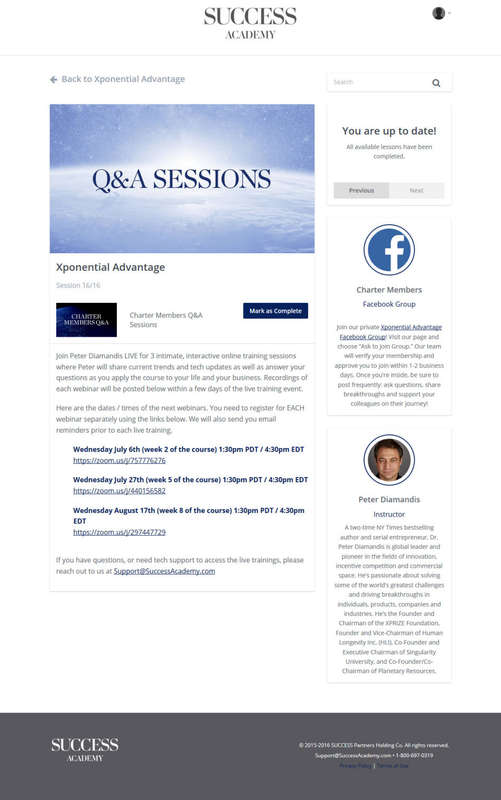 PETER DIAMANDIS - Xponential Advantage [COMPLETE VIDEO COURSE + BONUSES | 15.8GB] [USB Drive]