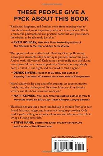 Mark Manson - The Subtle Art of NOT Giving a F*CK [PDF / EPUB / MOBI] [FREE DELIVERY]