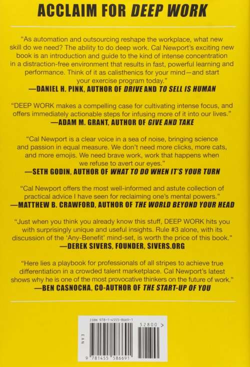 Cal Newport - Deep Work - Rules for Focused Success in a Distracted World [eBook PDF]